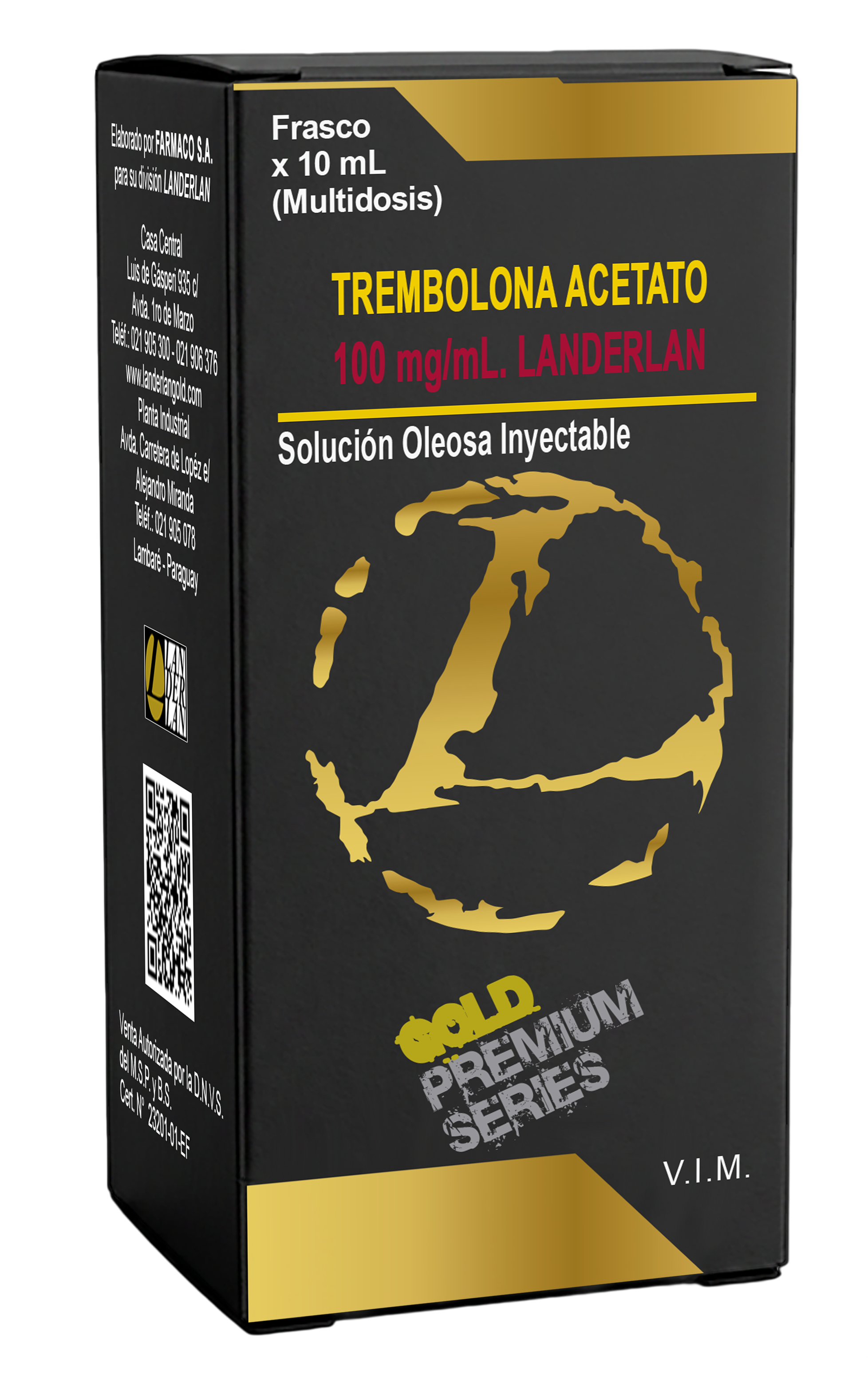 TREMBOLONA ACETATO LANDERLAN GOLD FRASCO AMPOLLA X 10 ML